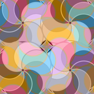 soyut geometrik renk desenli vektör çizimi