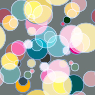 Daireler ile sorunsuz arka plan