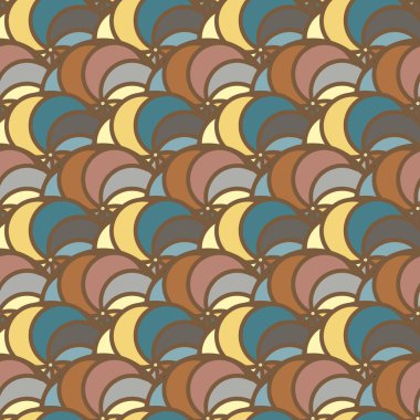 soyut geometrik renk desenli vektör çizimi