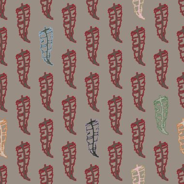 Memphis tarzı zemin ağaç yaprakları 