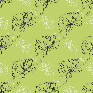 Renkli Yay ve kurdeleler sorunsuz desenli arka.