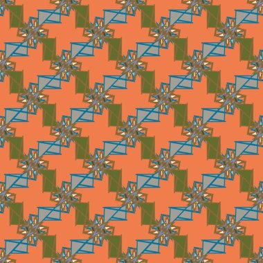 soyut geometrik Dikişsiz desen arka planı için. 