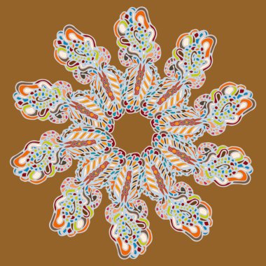 Stil zentangle yeni simetrik mandala doodle ile sanat esin kaynağı oldu. Duvar kağıdı, desen dolgularını, web sayfaları, yüzey dokuları için dekoratif nesne-ebilmek var olmak kullanılmış.