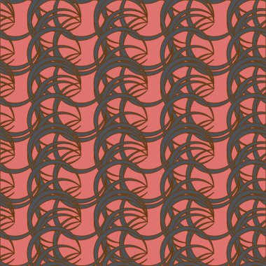 Daireler için arka plan ile Seamless modeli. vektör çizim