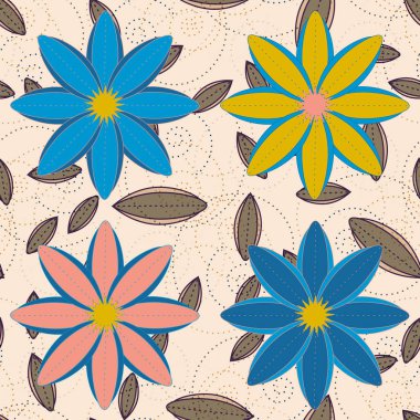 vektör çizim arka planı için seamless modeli   