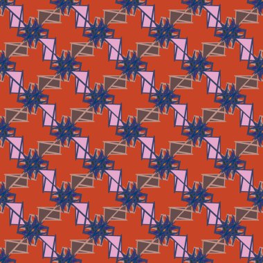 soyut geometrik Dikişsiz desen arka planı için. 