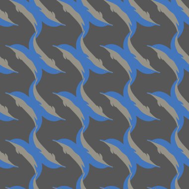 Dekoratif renkli seamless modeli sevimli yunuslar ile