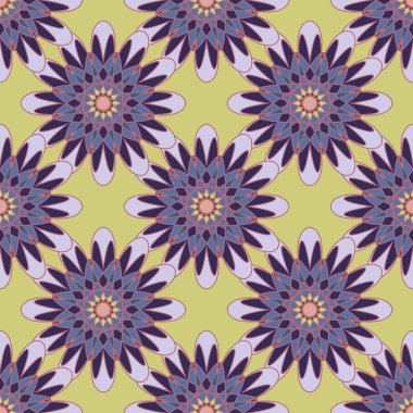 soyut kesintisiz renkli desen