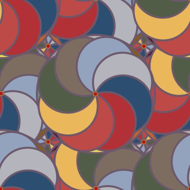 soyut geometrik renk desenli vektör çizimi