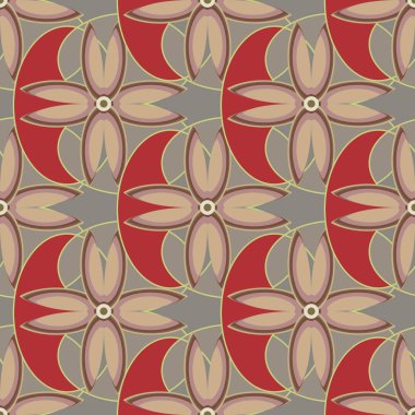 Sorunsuz çiçek desenli arka plan.