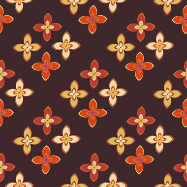  soyut çiçek geometrik Dikişsiz desen arka planı için