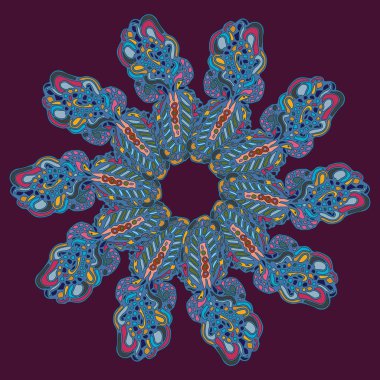 Stil zentangle yeni simetrik mandala doodle ile sanat esin kaynağı oldu. Duvar kağıdı, desen dolgularını, web sayfaları, yüzey dokuları için dekoratif nesne-ebilmek var olmak kullanılmış.