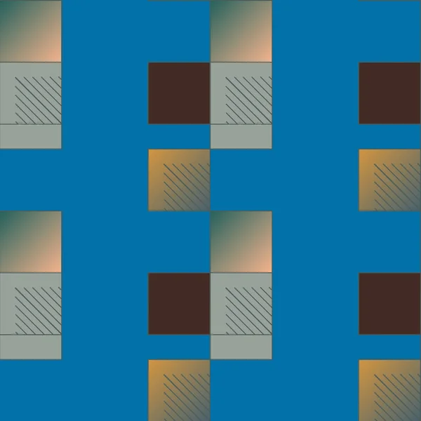 Cubes Graphiques Colorés Carrés Papier Peint Illustration Vectorielle Abstraite Transparente — Image vectorielle