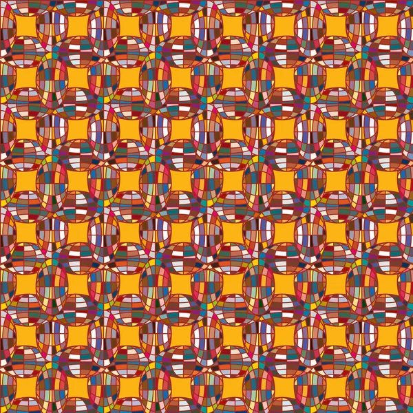 Patrón Caleidoscopio Abstracto Con Globos Mosaico Colores — Archivo Imágenes Vectoriales