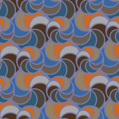 soyut geometrik renk desenli vektör çizimi