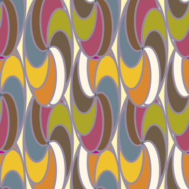 soyut geometrik renk desenli vektör çizimi