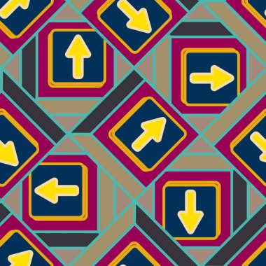 Kot düğmeleri Dikişsiz desen vektör çizim ile 