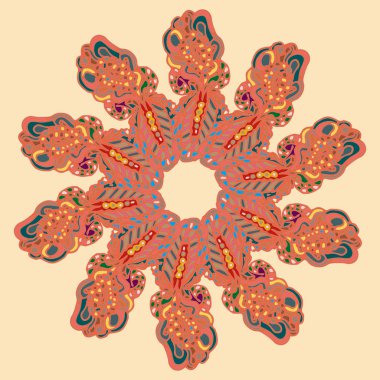 Stil zentangle yeni simetrik mandala doodle ile sanat esin kaynağı oldu. Duvar kağıdı, desen dolgularını, web sayfaları, yüzey dokuları için dekoratif nesne-ebilmek var olmak kullanılmış.