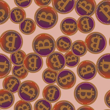 bitcoins parlak parlak pahalı sikkeleri ile Seamless modeli 