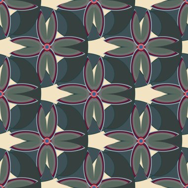 Sorunsuz çiçek desenli arka plan.