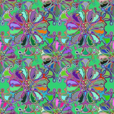 Soyut kaleydoskop renkli Dikişsiz desen arka planı için. 