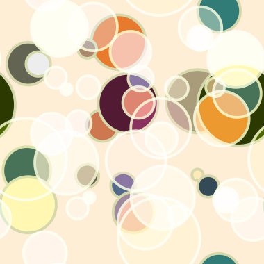 Daireler ile sorunsuz arka plan