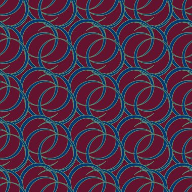 Daireler için arka plan ile Seamless modeli. vektör çizim