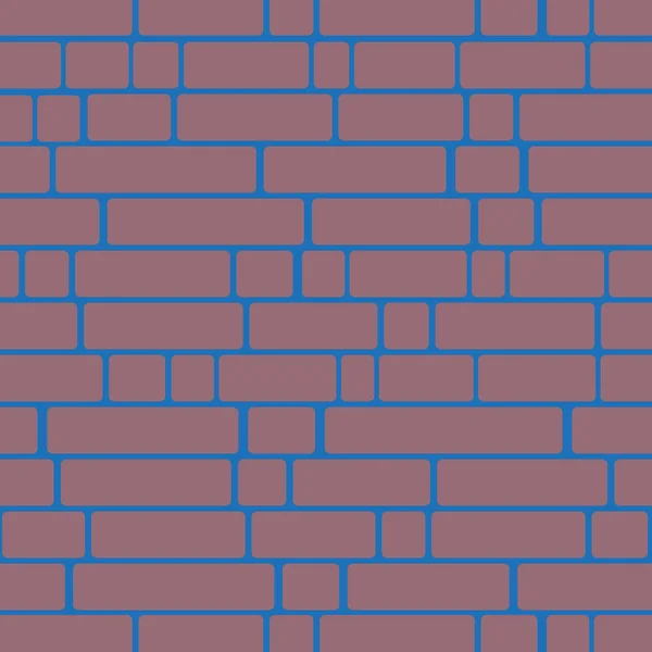 シームレスなテクスチャ レンガの壁の背景パターン — ストックベクタ