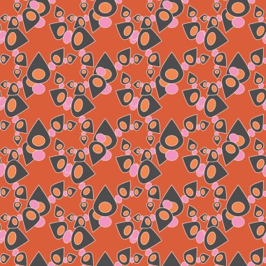 Soyut geo damla şeklindeki PIN arka plan deseni. 