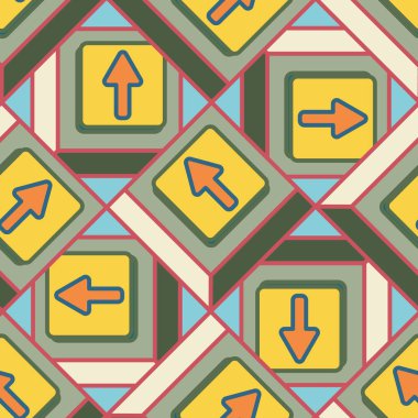 Kot düğmeleri Dikişsiz desen vektör çizim ile 