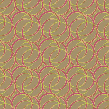 Daireler için arka plan ile Seamless modeli. vektör çizim