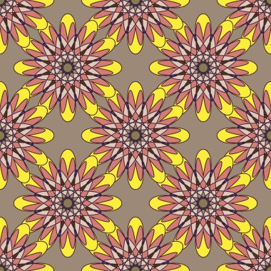 soyut kesintisiz renkli desen