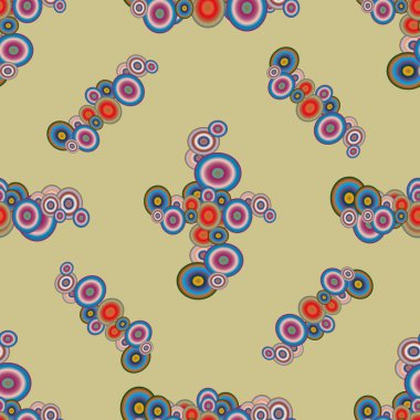 soyut geometrik renkli Dikişsiz desen arka plan için vektör çizim