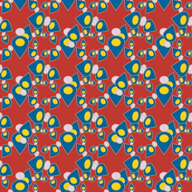 Soyut geo damla şeklindeki PIN arka plan deseni. 