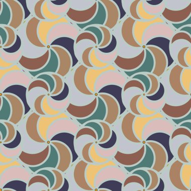 soyut geometrik renk desenli vektör çizimi