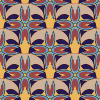 Sorunsuz çiçek desenli arka plan.