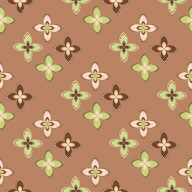  soyut çiçek geometrik Dikişsiz desen arka planı için