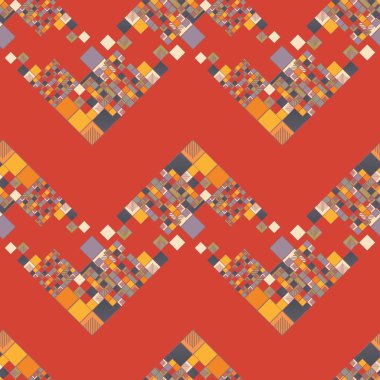 küpleri ve kareler duvar kağıdı, sorunsuz tasarlamak vektör çizim 