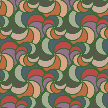 soyut geometrik renk desenli vektör çizimi