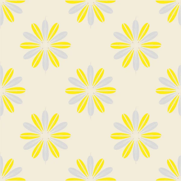 Coloré Sans Couture Envelopper Design Fond Motifs Avec Des Fleurs — Image vectorielle