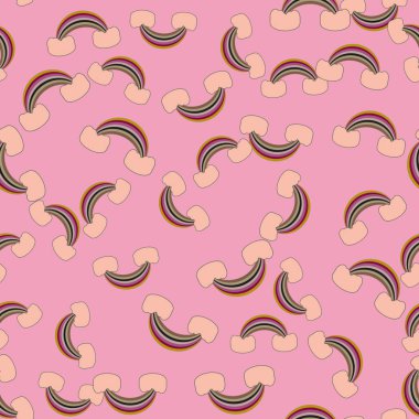 Gökkuşağı seamless modeli. Gökkuşağı Dizayn Tekstil, iç tasarım, keten, vb için. Şirin soyut çocuklar arka plan.