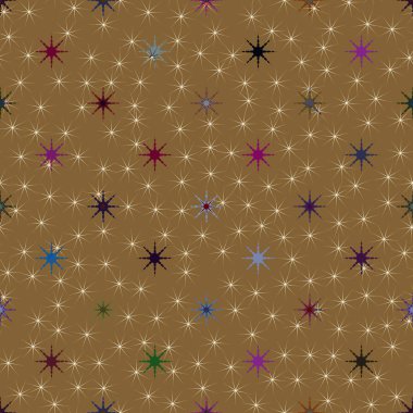 soyut geometrik renkli seamless modeli ile yıldız 