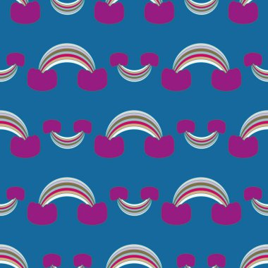 Gökkuşağı seamless modeli. Gökkuşağı Dizayn Tekstil, iç tasarım, keten, vb için. Şirin soyut çocuklar arka plan.