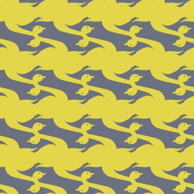 Kuğu renkli parlak Dikişsiz desen vektör çizim