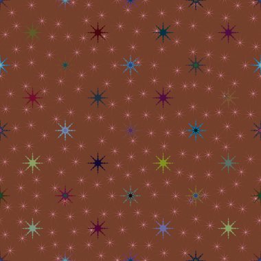 soyut geometrik renkli seamless modeli ile yıldız 