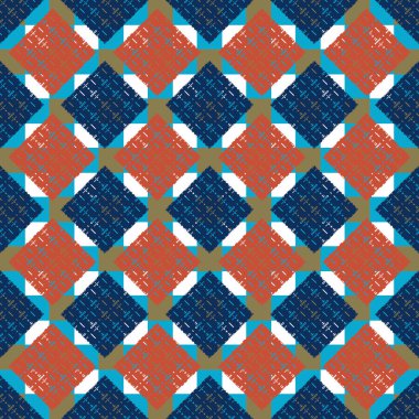 soyut geometrik renkli Dikişsiz desen arka plan için vektör çizim