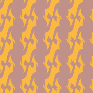 Kuğu renkli parlak Dikişsiz desen vektör çizim