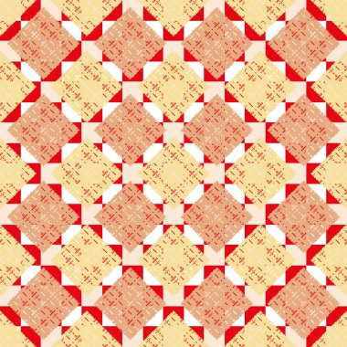 soyut geometrik renkli Dikişsiz desen arka plan için vektör çizim