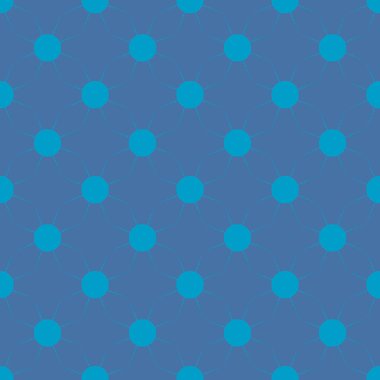 vektör çizim basit geometrik güneş ile seamless modeli