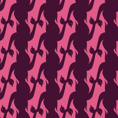 Kuğu renkli parlak Dikişsiz desen vektör çizim